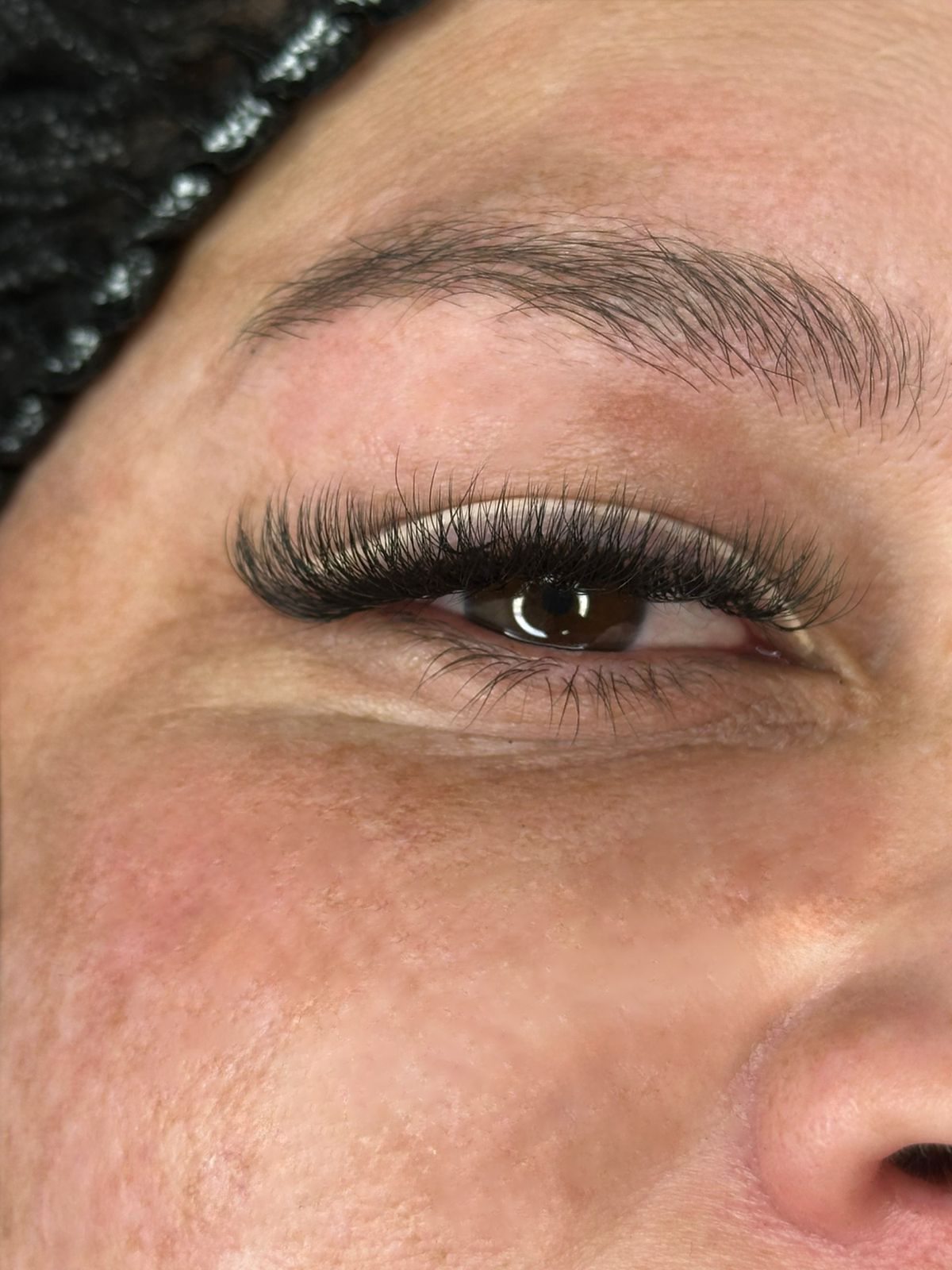 Extensiones de pestañas